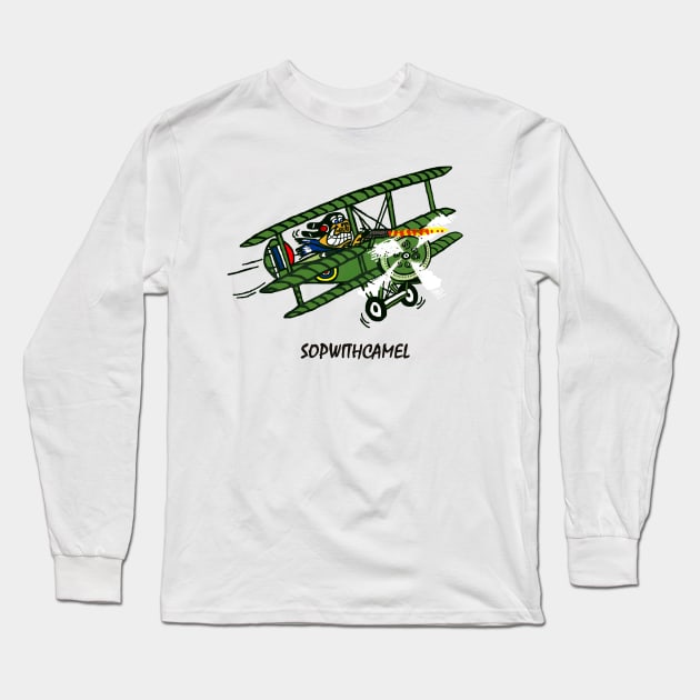 SopwithCamel Long Sleeve T-Shirt by ROB51